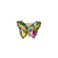 Fashion Butterfly Alloy Rhinestones Women's Brooches main image 4