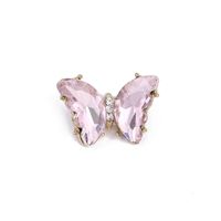Fashion Butterfly Alloy Rhinestones Women's Brooches sku image 2