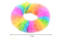 Simple Style Colorful Cloth Rib-knit Hair Tie 1 Piece main image 2