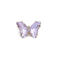 Fashion Butterfly Alloy Rhinestones Women's Brooches main image 3