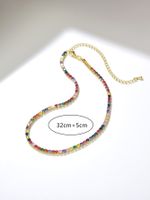 Fashion Geometric Copper Inlay Zircon Necklace 1 Piece main image 6