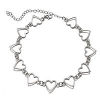 Fashion Heart Shape Alloy Women's Necklace sku image 2