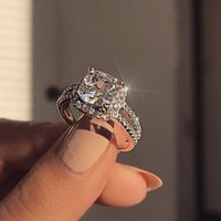 Fashion Geometric Alloy Rhinestones Women's Rings main image 6