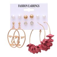 Fashion Geometric Leaves Butterfly Alloy Inlaid Zircon Women's Earrings 1 Set sku image 21
