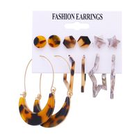 Fashion Geometric Leaves Butterfly Alloy Inlaid Zircon Women's Earrings 1 Set sku image 27