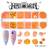 Halloween Mode Motif Halloween Animaux Ongles Correctifs 1 Jeu sku image 44