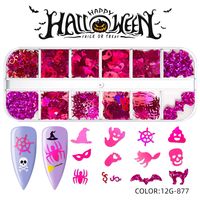 Halloween Mode Motif Halloween Animaux Ongles Correctifs 1 Jeu sku image 13