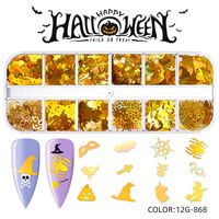 Halloween Mode Motif Halloween Animaux Ongles Correctifs 1 Jeu sku image 37