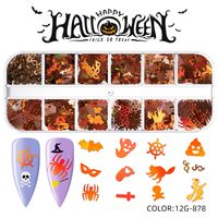 Halloween Mode Motif Halloween Animaux Ongles Correctifs 1 Jeu sku image 14