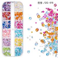 Fashion Geometric Alloy Resin Shell Nail Patches 1 Set sku image 10