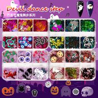 Halloween Fashion Halloween Pattern Pet Nail Patches 1 Set sku image 18