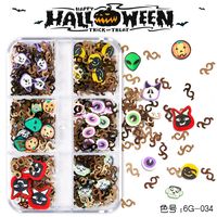 Halloween Fashion Halloween Pattern Pet Nail Patches 1 Set sku image 2