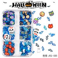 Halloween Fashion Halloween Pattern Pet Nail Patches 1 Set sku image 3