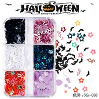 Halloween Fashion Halloween Pattern Pet Nail Patches 1 Set sku image 6