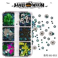 Halloween Fashion Halloween Pattern Pet Nail Patches 1 Set sku image 11