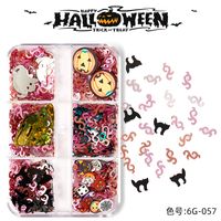 Halloween Fashion Halloween Pattern Pet Nail Patches 1 Set sku image 15