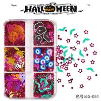 Halloween Fashion Halloween Pattern Pet Nail Patches 1 Set sku image 9