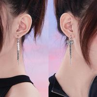 Fashion Tassel Alloy Inlay Artificial Diamond Women's Drop Earrings 1 Pair sku image 44