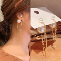 Fashion Tassel Alloy Inlay Artificial Diamond Women's Drop Earrings 1 Pair sku image 11