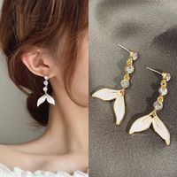 Fashion Tassel Alloy Inlay Artificial Diamond Women's Drop Earrings 1 Pair sku image 26