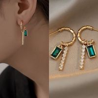 Fashion Tassel Alloy Inlay Artificial Diamond Women's Drop Earrings 1 Pair sku image 13