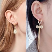 Fashion Flower Alloy Plating Inlay Opal Women's Drop Earrings 1 Pair main image 5