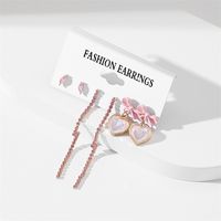 Mode Géométrique Alliage Placage Perles Artificielles Femmes Des Boucles D'oreilles 1 Jeu sku image 3