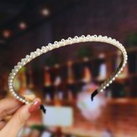 Mujeres Moda Ondas Aleación Embutido Perlas Artificiales Sombreros sku image 11