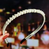Femmes Mode Vagues Alliage Incruster Perles Artificielles Couvre-chef sku image 26