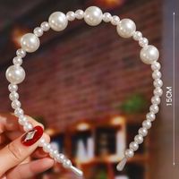 Femmes Mode Vagues Alliage Incruster Perles Artificielles Couvre-chef sku image 27