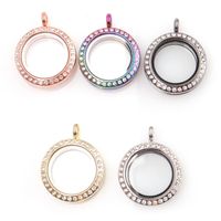 1 Piece Alloy Rhinestones Round Fashion sku image 18