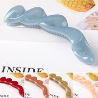 Fashion Twist Plastic Stoving Varnish Hair Clip 1 Piece main image 2