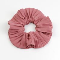 Simple Style Solid Color Cloth Pleated Hair Tie 1 Piece sku image 4