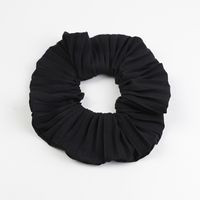 Simple Style Solid Color Cloth Pleated Hair Tie 1 Piece sku image 1
