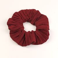 Simple Style Solid Color Cloth Pleated Hair Tie 1 Piece sku image 2