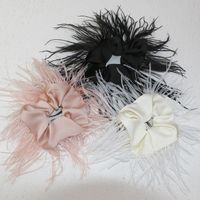 Fashion Solid Color Feather Tassel Hair Tie 1 Piece main image 1