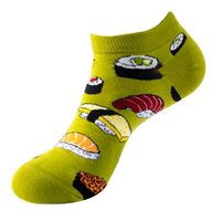 Unisex Sports Cartoon Fruit Cotton Jacquard Ankle Socks 1 Set sku image 1