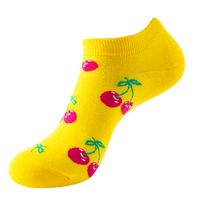 Unisex Sports Cartoon Fruit Cotton Jacquard Ankle Socks 1 Set sku image 7