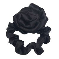 Fashion Rose Solid Color Cloth Hair Tie sku image 3