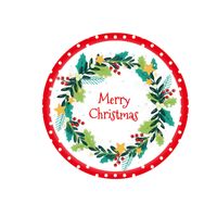 Christmas Christmas Tree Paper Party Gift Stickers 24 Pcs main image 5