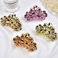 Retro Flower Arylic Hair Claws 1 Piece sku image 2