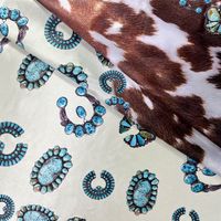 Women's Retro Leopard Satin Printing Silk Scarves main image 2