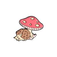 Cartoon Style Mushroom Alloy Enamel Unisex Brooches sku image 20
