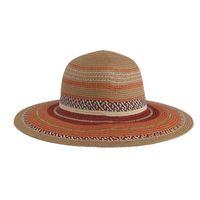 Unisex Basic Stripe Big Eaves Sun Hat main image 2