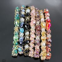 Retro Geometric Artificial Crystal Hair Band 1 Piece main image 5