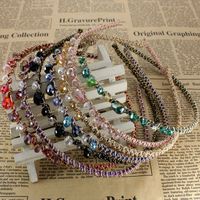 Retro Geometric Artificial Crystal Hair Band 1 Piece main image 1