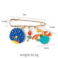 Cute Cartoon Character Alloy Plating Unisex Brooches main image 4
