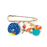 Cute Cartoon Character Alloy Plating Unisex Brooches main image 5