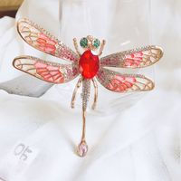 Lady Insect Alloy Stoving Varnish Plating Artificial Gemstones Unisex Brooches main image 3