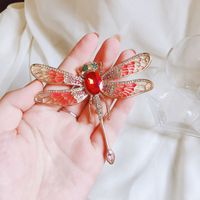 Lady Insect Alloy Stoving Varnish Plating Artificial Gemstones Unisex Brooches sku image 1